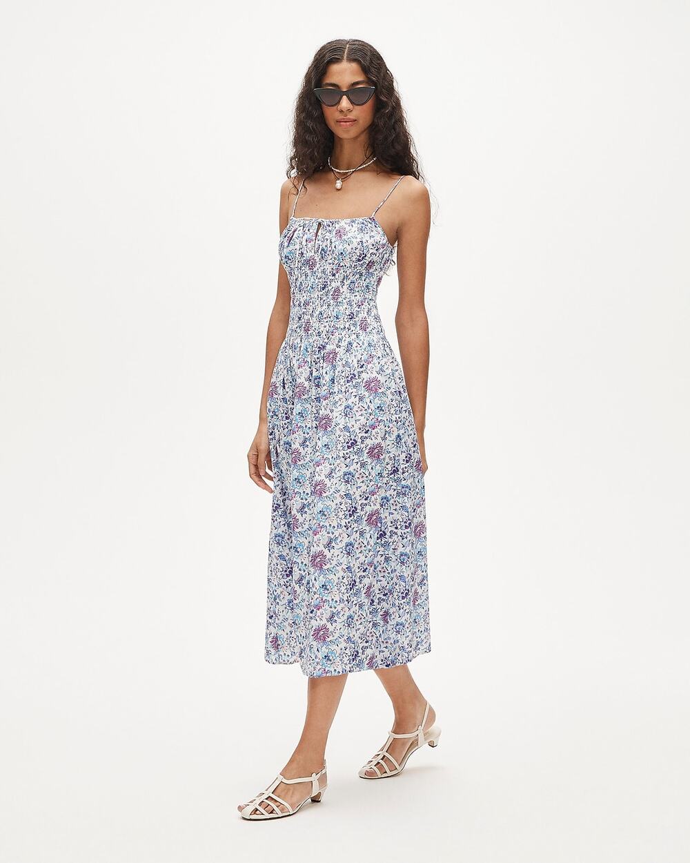 J.Crew Smocked sundress in Liberty® Christelle fabric 100% Organic Cotton XS